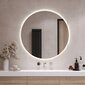 LED sienas spogulis Tulup, 40 cm, silta gaisma cena un informācija | Spoguļi | 220.lv