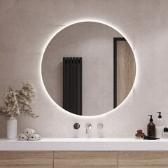 Sienas spogulis Tulup, Ø80 cm cena un informācija | Spoguļi | 220.lv