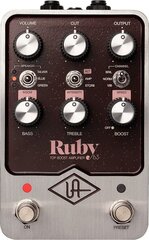 Universal Audio UAFX Ruby '63 Top Boost Amplifier - гитарный эффект цена и информация | Принадлежности для музыкальных инструментов | 220.lv