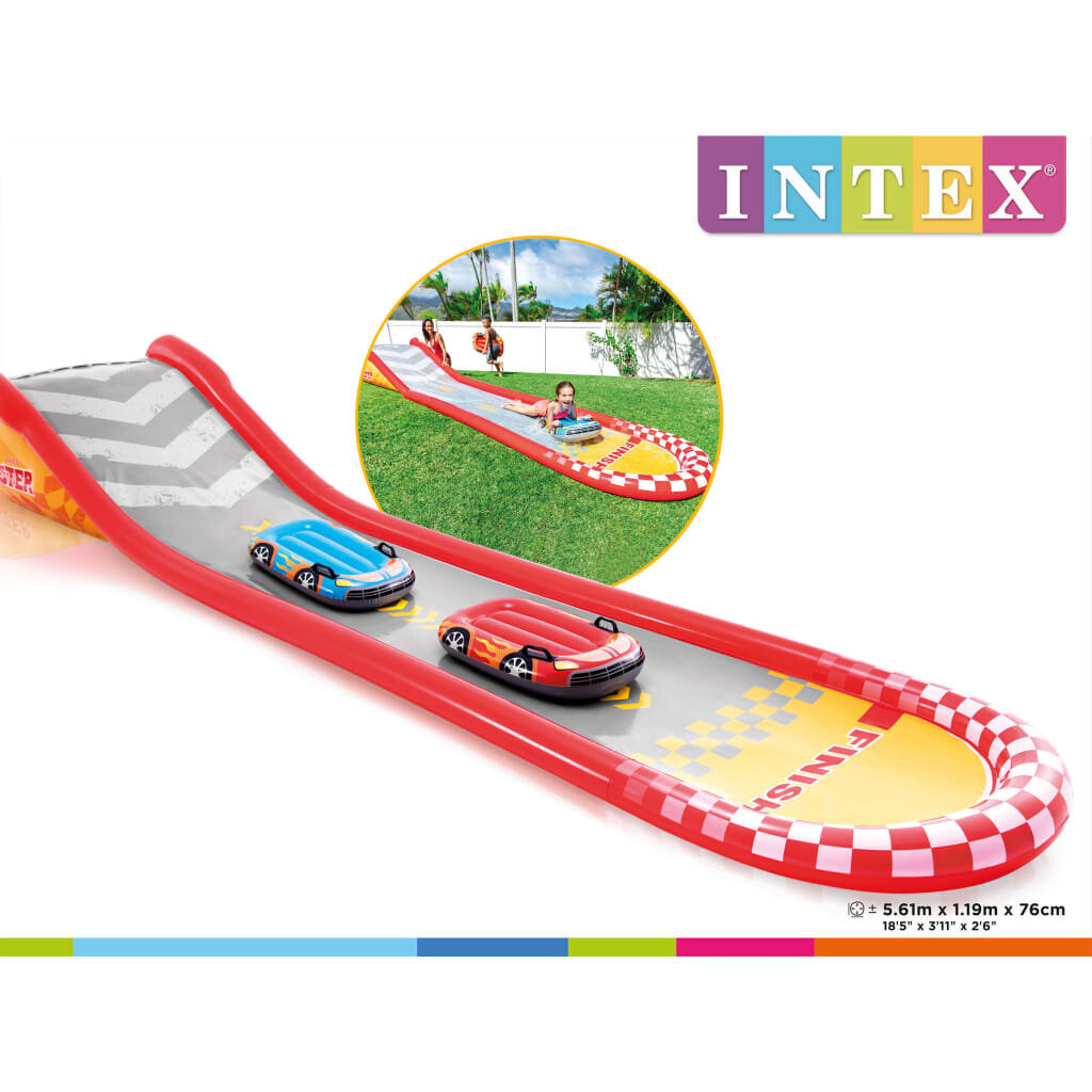 Intex piepūšams slidkalniņš, 561x119x76 cm цена и информация | Piepūšamās rotaļlietas un pludmales preces | 220.lv