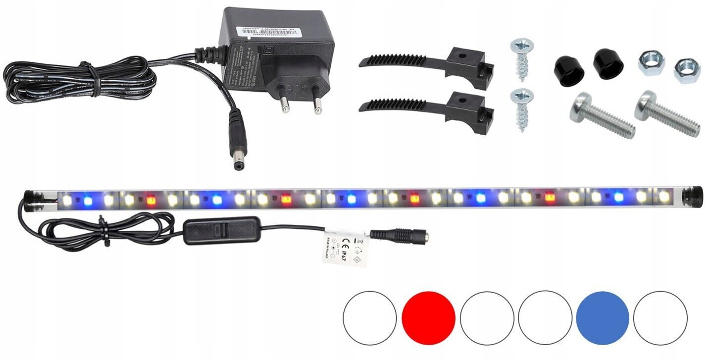 Dienasgaismas spuldze akvārijam LED Spectrum, 70cm cena un informācija | Akvāriji un aprīkojums | 220.lv