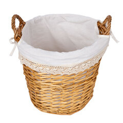 Плетеный мешок для белья Home4you Max, 40x40x56 см цена и информация | Аксессуары для ванной комнаты | 220.lv