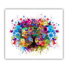 Tulup Griešanas dēlis, Krāsains koks, 60x52 cm cena un informācija | Griešanas dēlīši | 220.lv