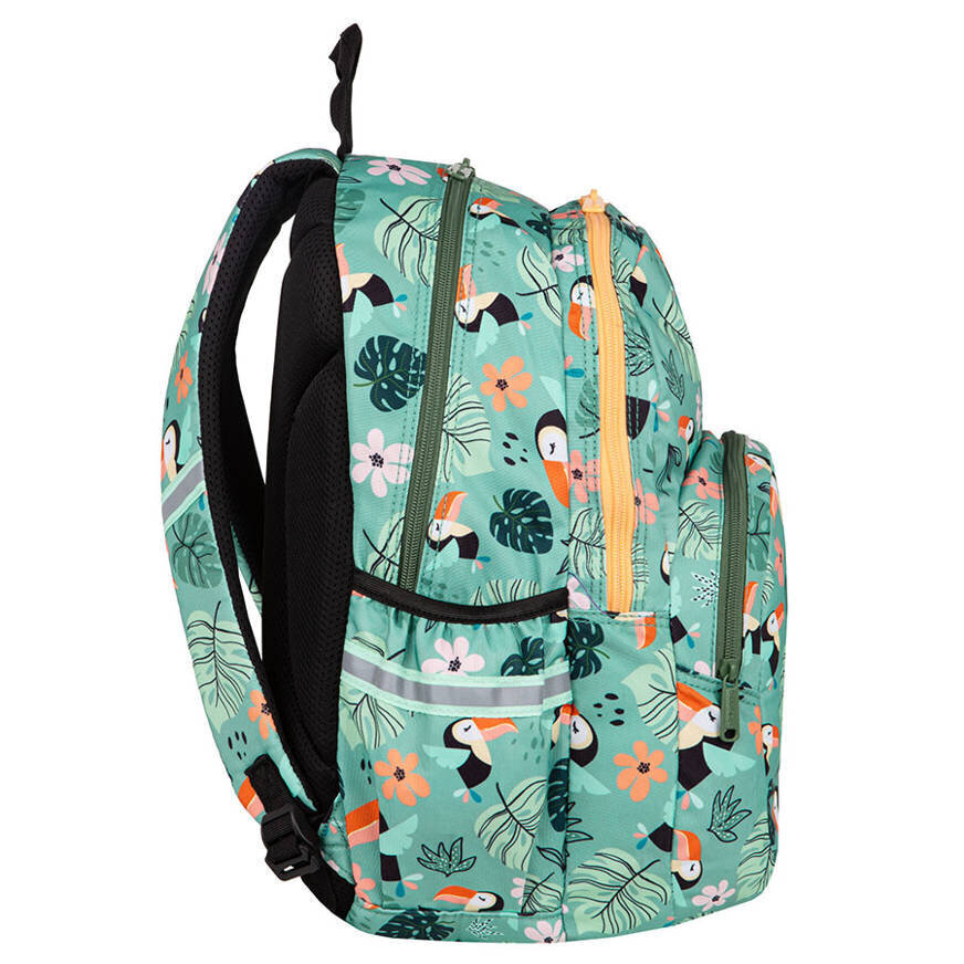 Skolas mugursoma Coolpack Toucans, zaļa цена и информация | Skolas somas | 220.lv