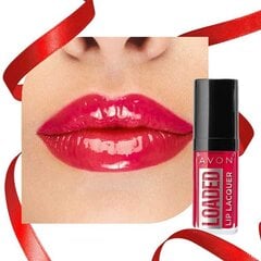 Блеск Loaded Lip Lacquer для губ, Bit Of Red, Avon цена и информация | Помады, бальзамы, блеск для губ | 220.lv