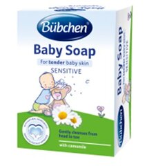 Мыло детское «Bubchen» Baby Soap Sensitive, с экстрактом ромашки, 125 г цена и информация | Косметика для мам и детей | 220.lv