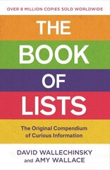 Book Of Lists: The Original Compendium of Curious Information Main цена и информация | Книги о питании и здоровом образе жизни | 220.lv