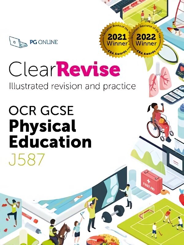 ClearRevise OCR GCSE Physical Education J587 cena un informācija | Grāmatas pusaudžiem un jauniešiem | 220.lv
