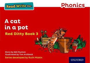 Read Write Inc. Phonics: Red Ditty Book 3 A Cat in a Pot цена и информация | Книги для подростков и молодежи | 220.lv