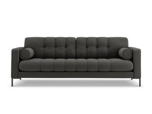 Dīvāns Cosmopolitan Design Bali 4S, tumši pelēks/melns cena un informācija | Dīvāni | 220.lv