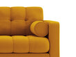 Dīvāns Cosmopolitan Design Bali 4S, dzeltens/melns cena un informācija | Dīvāni | 220.lv