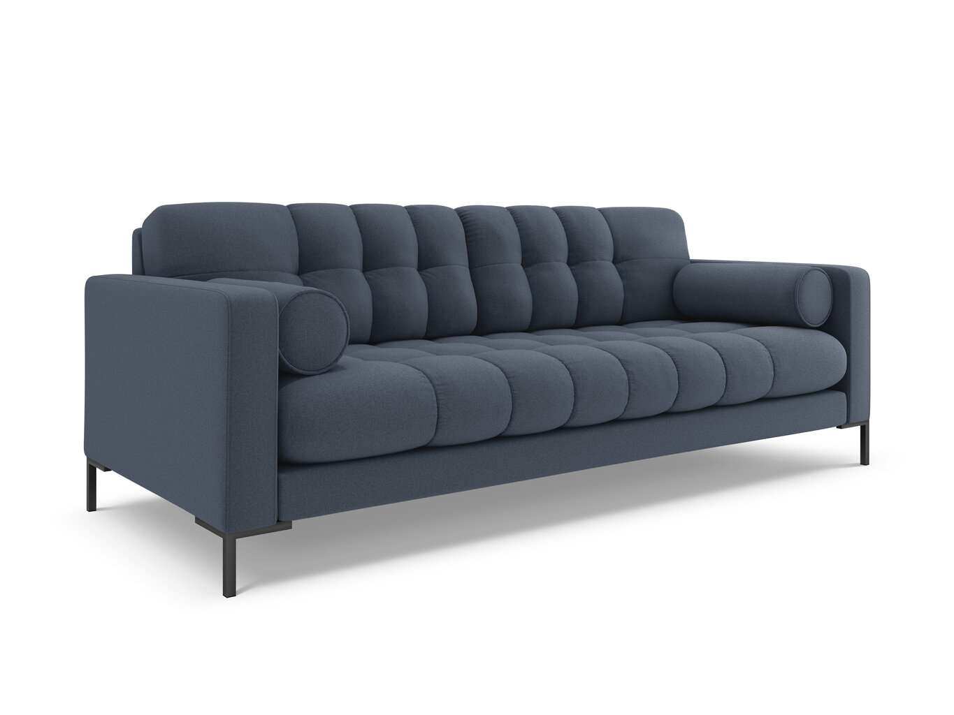 Dīvāns Cosmopolitan Design Bali 4S, tumši zils/melns цена и информация | Dīvāni | 220.lv