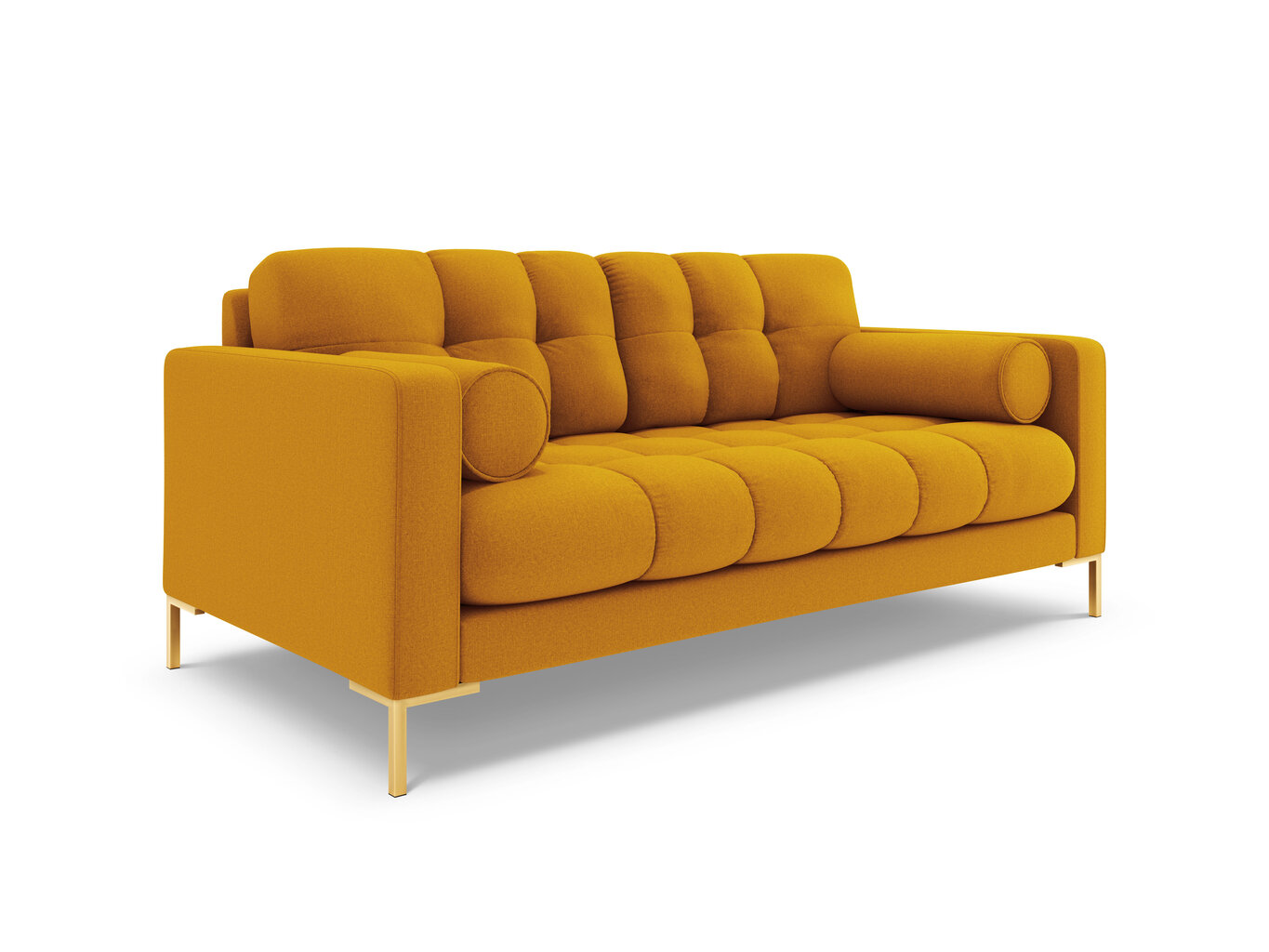 Dīvāns Cosmopolitan Design Bali 3S, dzeltens/zeltainas krāsas cena un informācija | Dīvāni | 220.lv