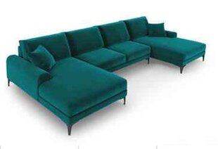 Stūra dīvāns Micadoni Home Larnite, zaļš cena un informācija | Stūra dīvāni | 220.lv