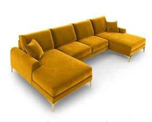 Stūra dīvāns Micadoni Home Larnite, oranžs cena un informācija | Stūra dīvāni | 220.lv