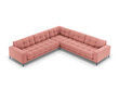 Universāls stūra dīvāns Cosmopolitan Design Bali 6S-V, rozā/melns cena un informācija | Stūra dīvāni | 220.lv