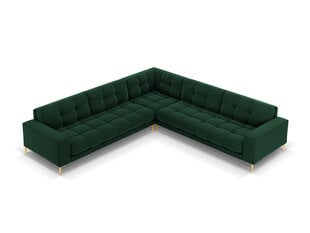 Universāls stūra dīvāns Cosmopolitan Design Bali 6S-V, zaļš/zeltainas krāsas cena un informācija | Stūra dīvāni | 220.lv