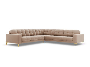 Universāls stūra dīvāns Cosmopolitan Design Bali 6S-V, smilškrāsas/zeltainas krāsas cena un informācija | Stūra dīvāni | 220.lv