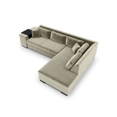 Labās puses stūra dīvāns Velvet Dolomite XL, 277x220x74 cm, smilškrāsas cena un informācija | Stūra dīvāni | 220.lv