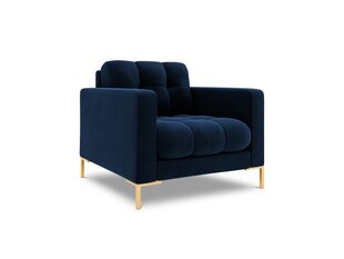 Krēsls Cosmopolitan Design Bali 1S-V, zils/zeltainas krāsas цена и информация | Кресла в гостиную | 220.lv