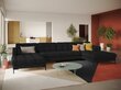 Stūra dīvāns Cosmopolitan Design Bali 7, melns cena un informācija | Stūra dīvāni | 220.lv