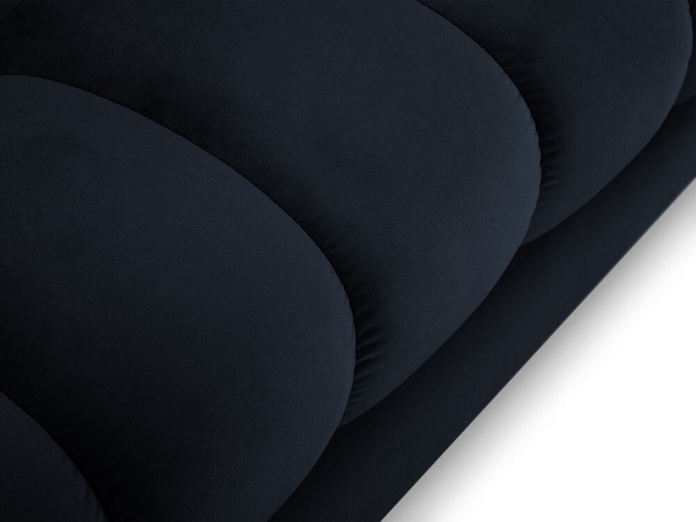 Stūra dīvāns Cosmopolitan Design Bali 7S-V, tumši zils/melns cena un informācija | Stūra dīvāni | 220.lv