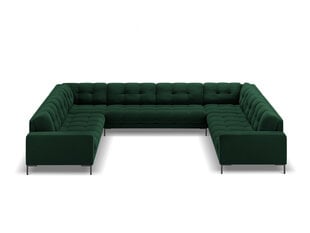 Stūra dīvāns Cosmopolitan Design Bali 9S-VU, zaļš/melns cena un informācija | Stūra dīvāni | 220.lv