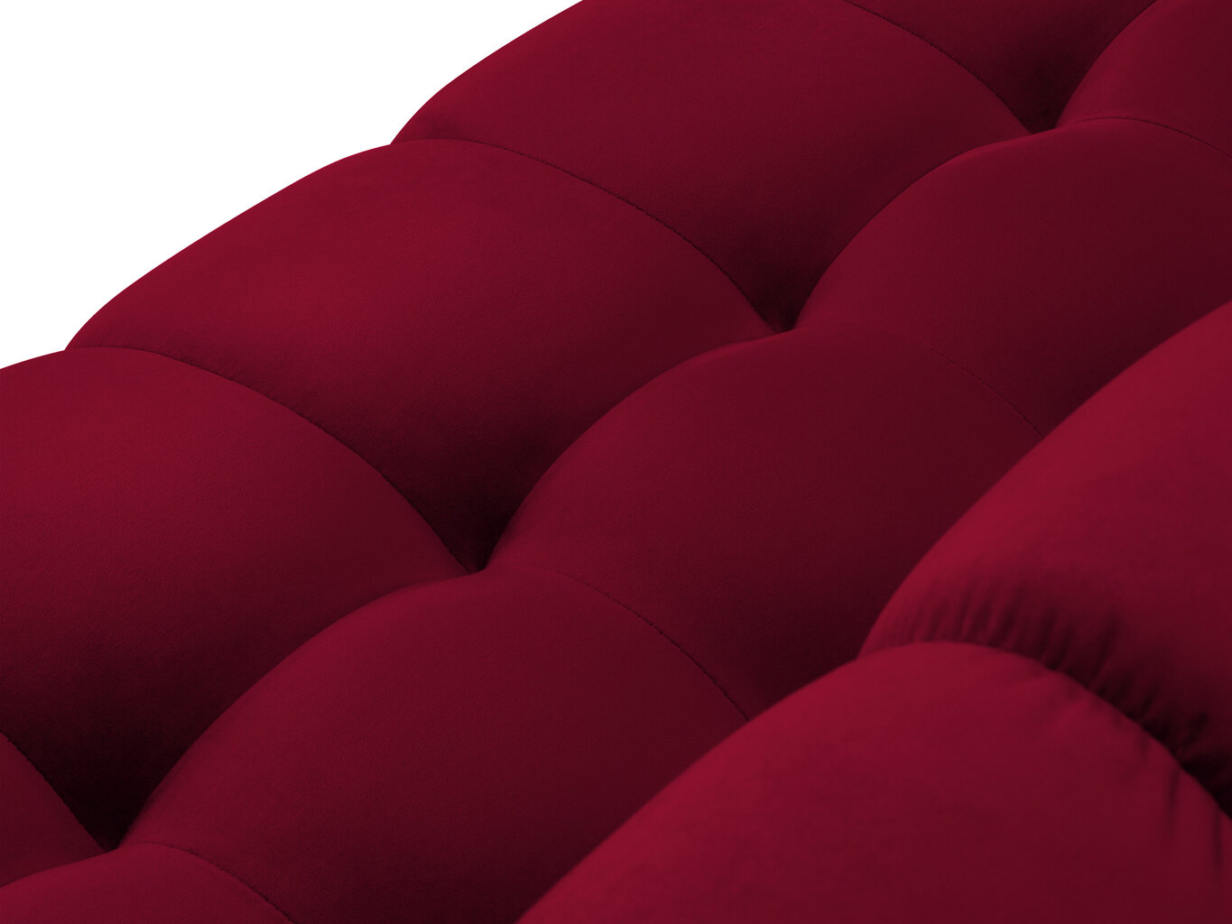 Stūra dīvāns Cosmopolitan Design Bali 9S-VU, sarkans/melns cena un informācija | Stūra dīvāni | 220.lv
