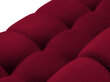 Stūra dīvāns Cosmopolitan Design Bali 7S-VUL, sarkans/melns цена и информация | Stūra dīvāni | 220.lv