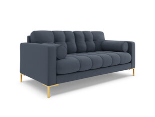 Dīvāns Cosmopolitan Design Bali 3S, tumši zils/zelta krāsas cena un informācija | Dīvāni | 220.lv