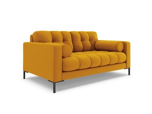Dīvāns Cosmopolitan Design Bali 2S, dzeltens/melns cena un informācija | Dīvāni | 220.lv