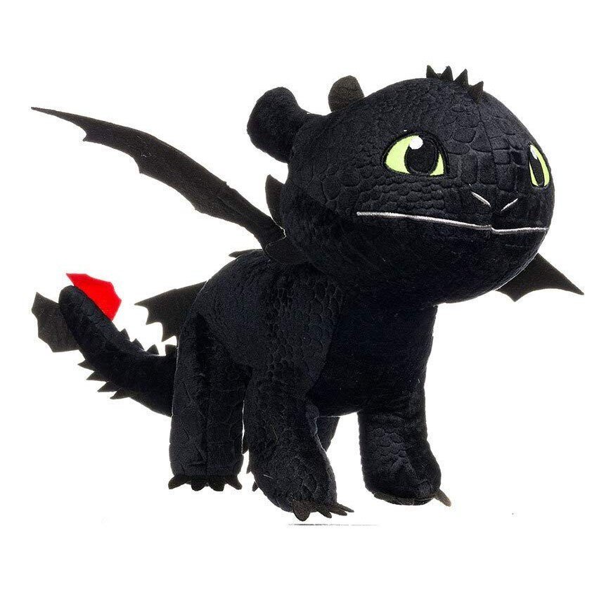 How to Train Your Dragon Toothless Black cena un informācija | Datorspēļu suvenīri | 220.lv