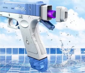 Elektroniska ūdens pistole ar 2x uzlādējamām krājumiem un USB akumulatoru. цена и информация | Игрушки для мальчиков | 220.lv