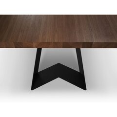 Pusdienu galds Colin, 260x100x75 cm, tumši brūns cena un informācija | Virtuves galdi, ēdamgaldi | 220.lv