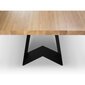 Pusdienu galds Colin, 260x100x75 cm, gaiši brūns cena un informācija | Virtuves galdi, ēdamgaldi | 220.lv
