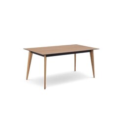 Складной обеденный стол Colette, 160/220x90x74 см, коричневый цена и информация | Кухонные и обеденные столы | 220.lv