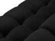 Stūra dīvāns Cosmopolitan Design Bali R 7S-V, melns/zeltainas krāsas cena un informācija | Stūra dīvāni | 220.lv