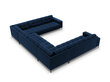 Stūra dīvāns Cosmopolitan Design Bali 9S-VU, zils/melns cena un informācija | Stūra dīvāni | 220.lv