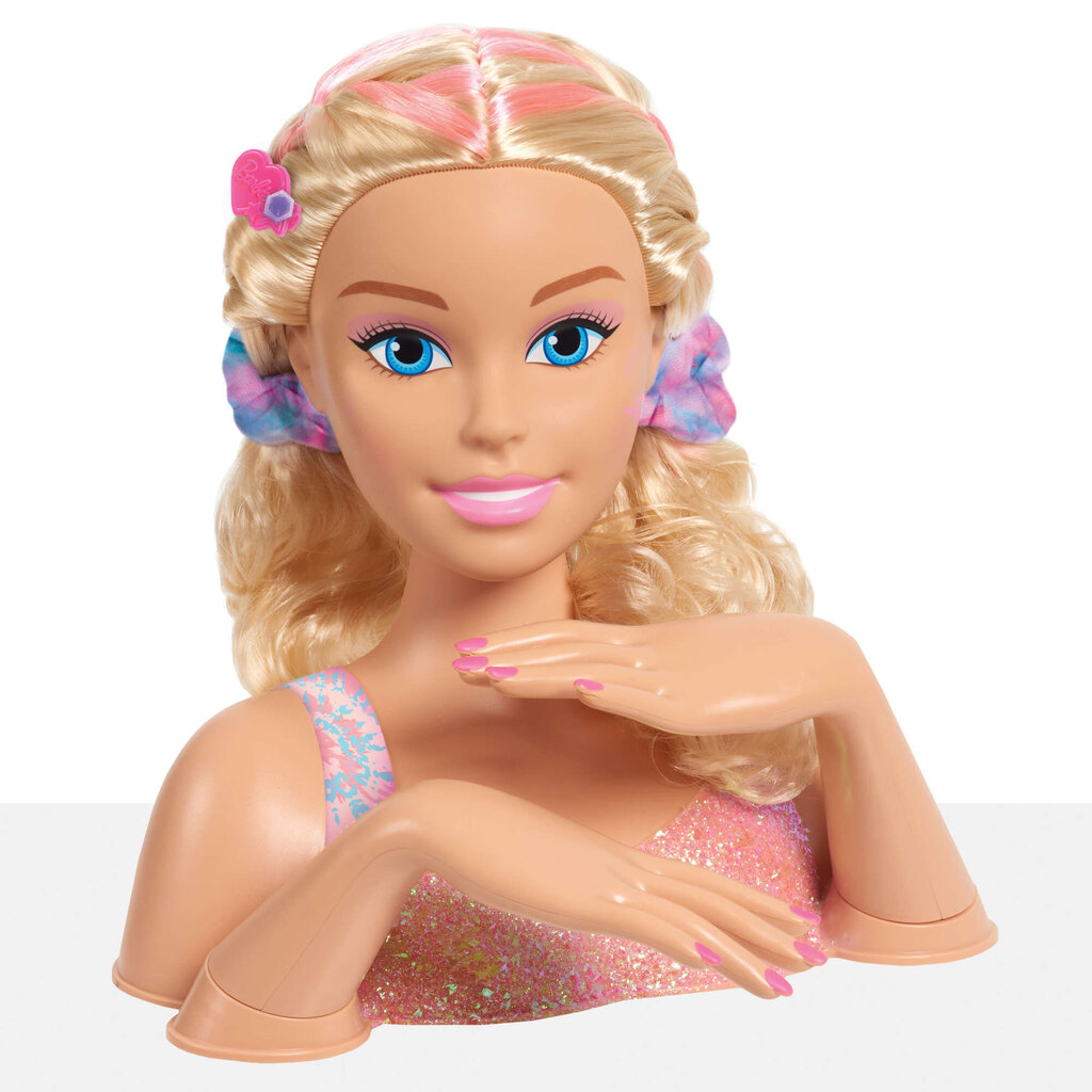Matu veidošanas galva Barbie + piederumi cena un informācija | Rotaļlietas meitenēm | 220.lv