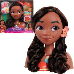 Stila galvas lelles princese Moana + aksesuāri cena un informācija | Just Play Rotaļlietas, bērnu preces | 220.lv