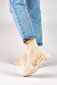 Sieviešu augstpapēžu smilškrāsas slip-on apavi 82-21 cena un informācija | Sporta apavi sievietēm | 220.lv