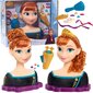 Matu veidošanas galvas lelle Deluxe Princess Anna Frozen + aksesuāri cena un informācija | Rotaļlietas meitenēm | 220.lv