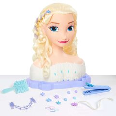 Matu veidošanas lelle Deluxe Princess Elsa Frozen + aksesuāri цена и информация | Игрушки для девочек | 220.lv
