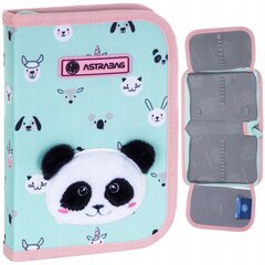 Skolas penālis Astrabag Teddy Panda 503023028, 20x14x3,5 cm цена и информация | Пеналы | 220.lv