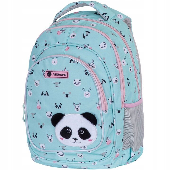 Skolas mugursoma AstraBag Teddy Panda AB330 502023069, 20 l, 39x28x15 cm цена и информация | Skolas somas | 220.lv