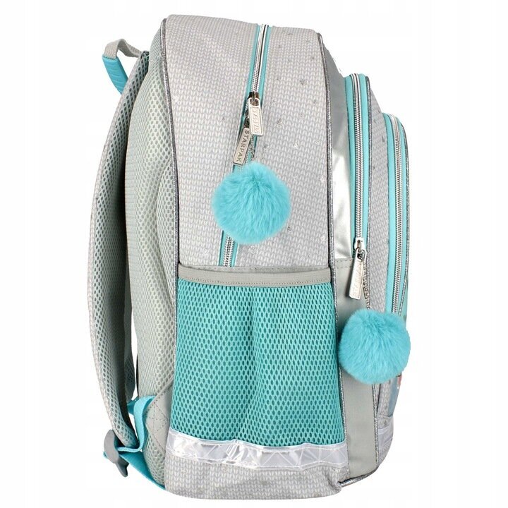 Skolas mugursoma Starpak Kitty Mint 506934, 41x30x20 cm cena un informācija | Skolas somas | 220.lv