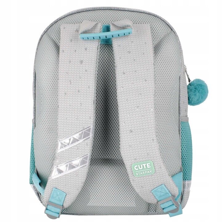 Skolas mugursoma Starpak Kitty Mint 506934, 41x30x20 cm cena un informācija | Skolas somas | 220.lv