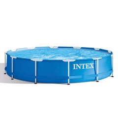 Intex baseins Metal Frame, 336x76 cm, 28210NP cena un informācija | Baseini | 220.lv