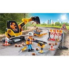 Konstruktors Playmobil City Action Road Construction, 45 d. цена и информация | Конструкторы и кубики | 220.lv