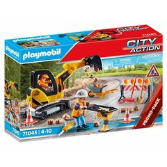 Konstruktors Playmobil City Action Road Construction, 45 d. cena un informācija | Konstruktori | 220.lv